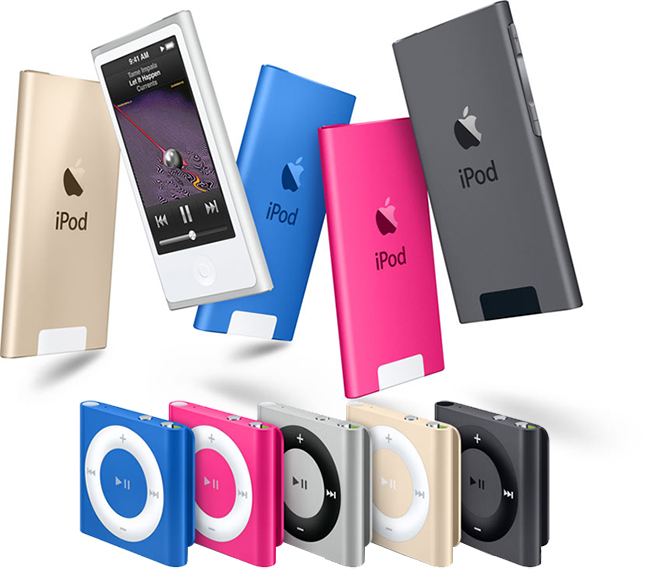iPod Touch Shuffle Nano