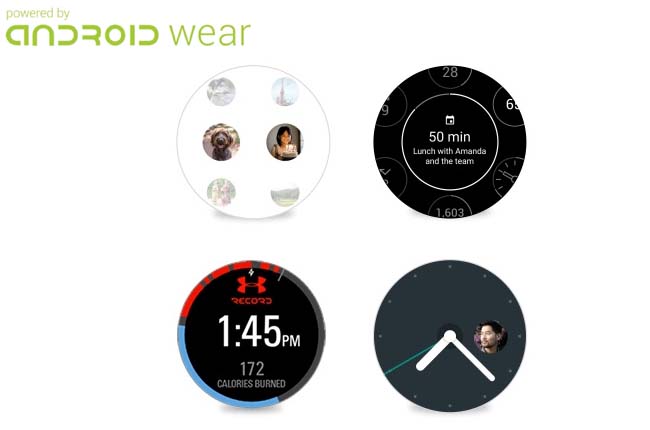 Android Wear smart watch face