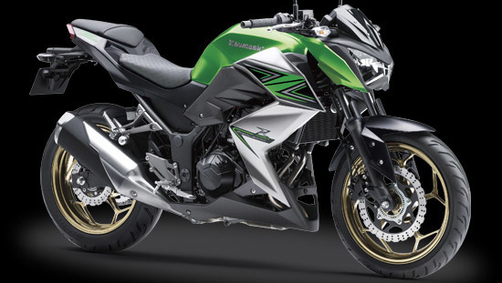 Recently launched Kawasaki Z250 with ABS in Indonesia