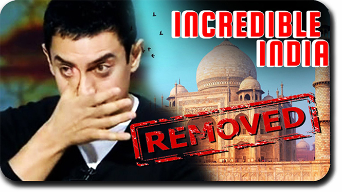 Amir Khan Removed From The Incredible India Campaign