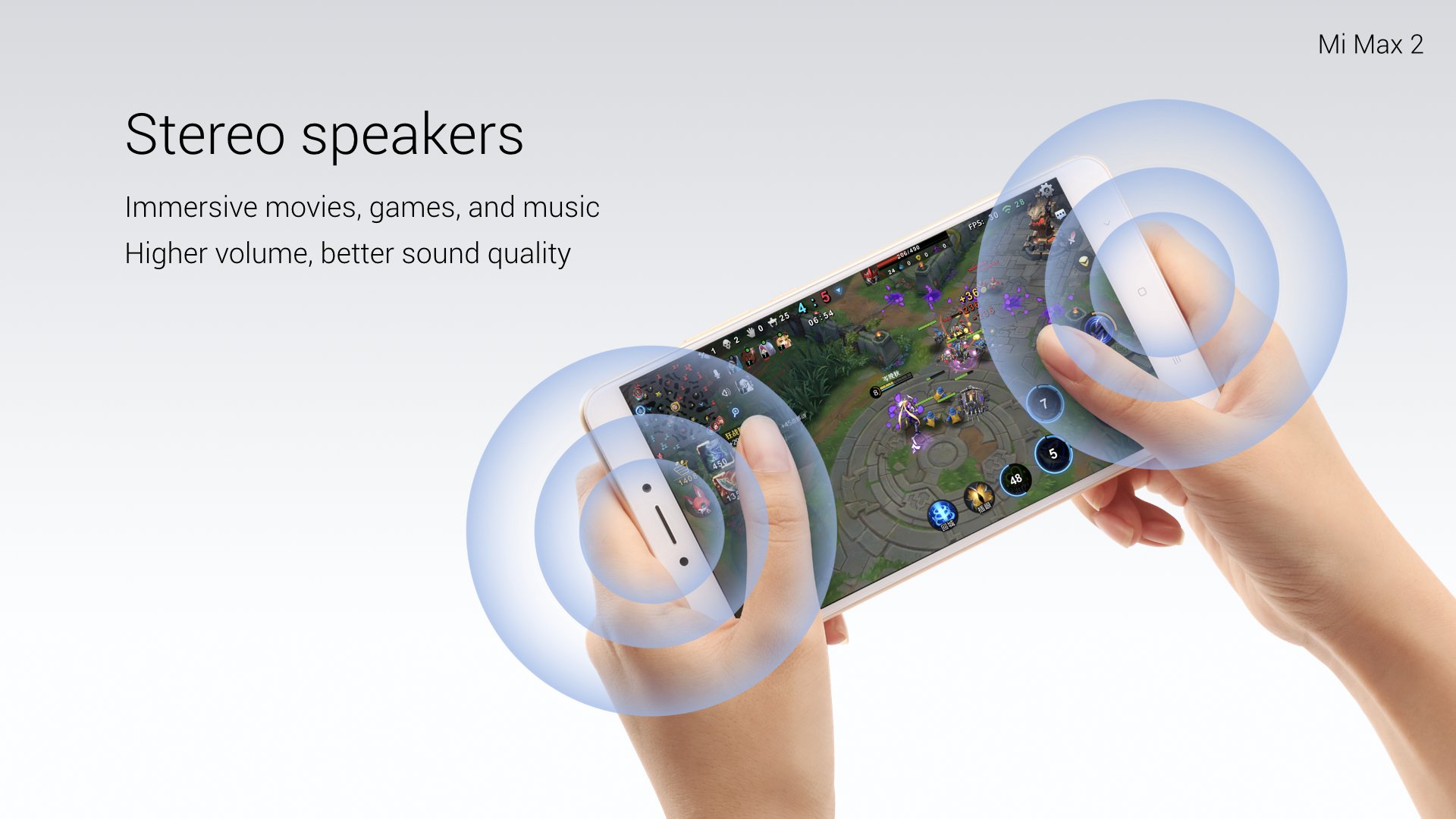 Xiaomi Mi Max 2 with dual-speakers