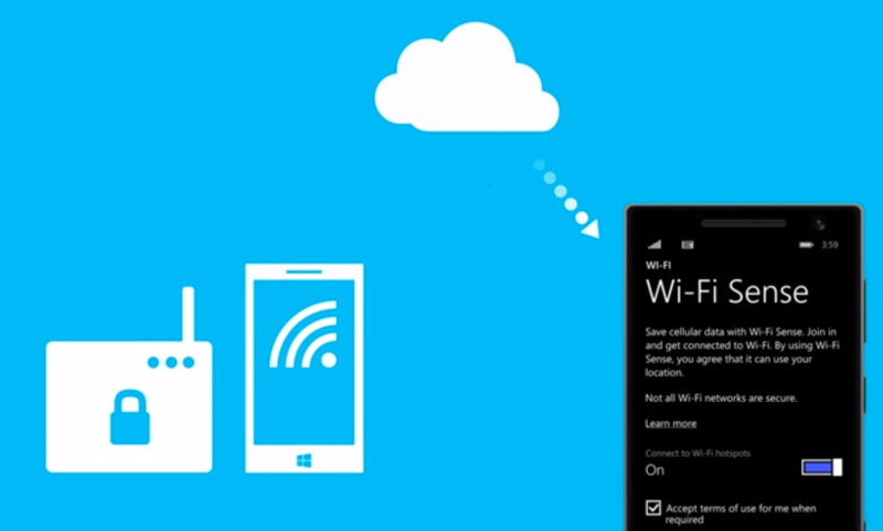 Microsoft build to feature without Wi-Fi sense password sharing option