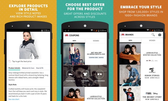 Myntra Mobile App for Shopping