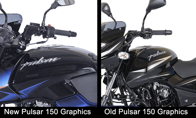 Pulsar 150 vs Bajaj Pulsar 150 Twin Discs Graphics