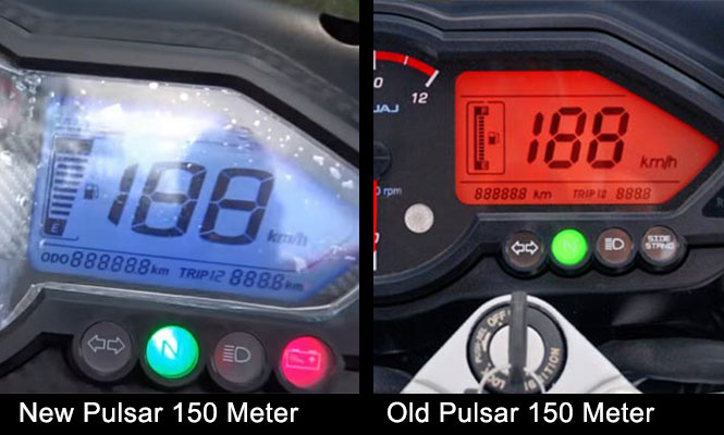 Pulsar 150 vs Bajaj Pulsar 150 Twin Discs Meter