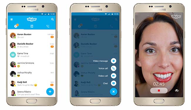Android support for Skype