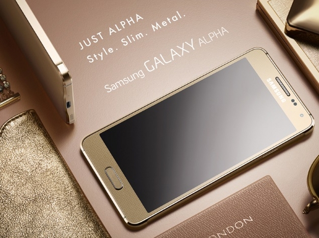 Samsung Galaxy Alpha Gold