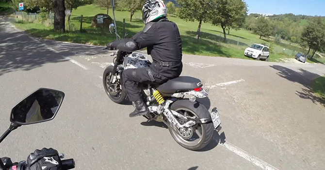 Ducati Scrambler Spied Testing