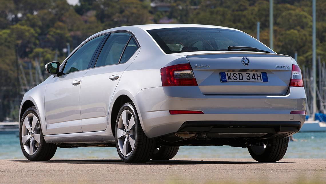 Skoda Octavia Ambition Plus variant from the rear end