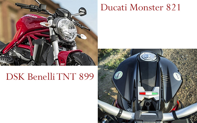 TNT 899 vs Monster 821 - Design and Style