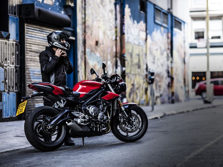 Next Gen Street Triple S from rear three quarter