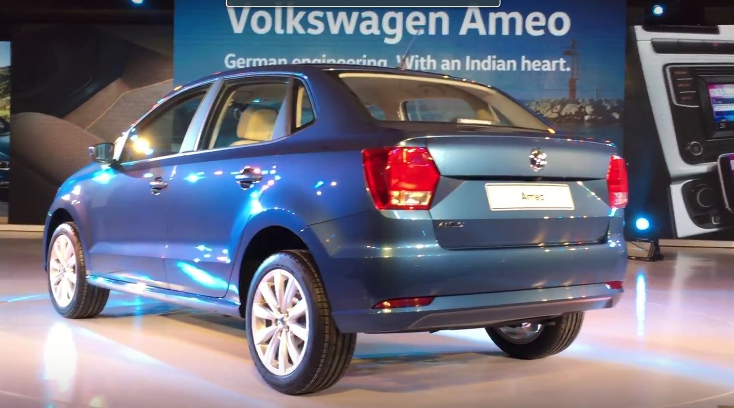 2016 Volkswagen Ameo Rear 