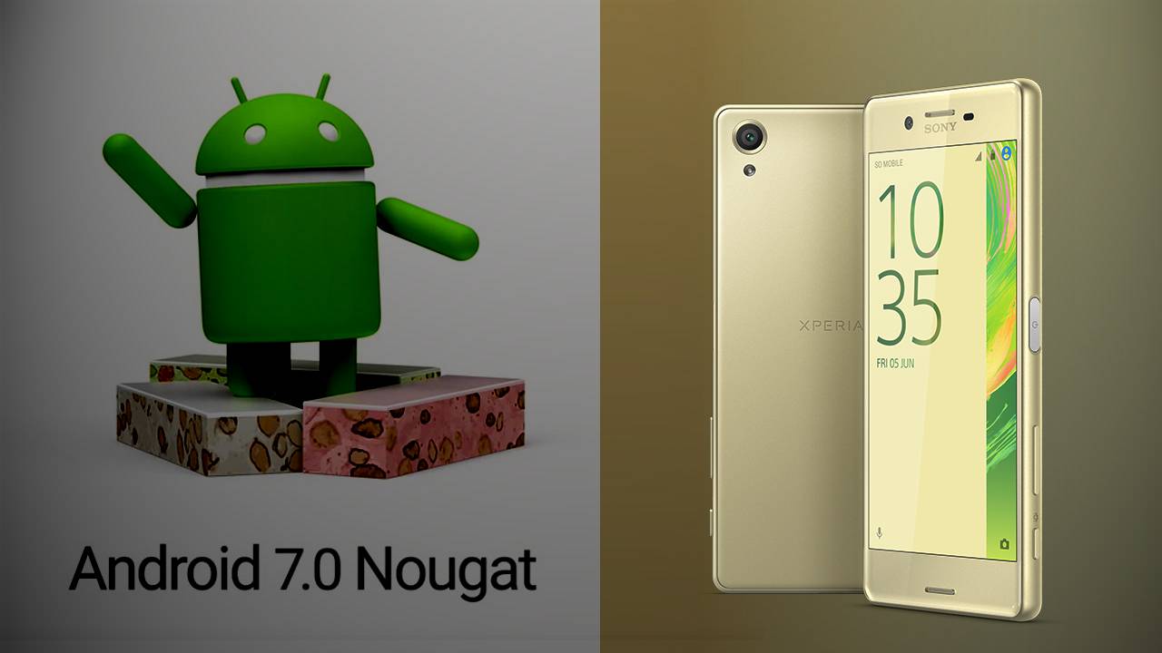 Sony Xperia X Android Nougat Update