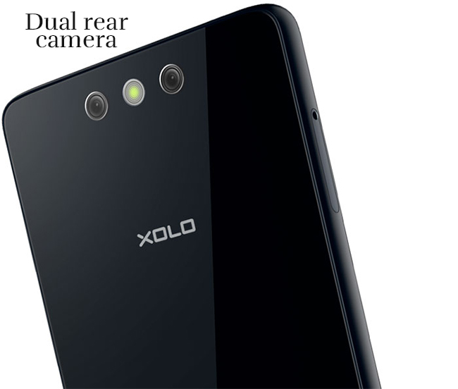 Xolo Black Dual Rear Camera Setup
