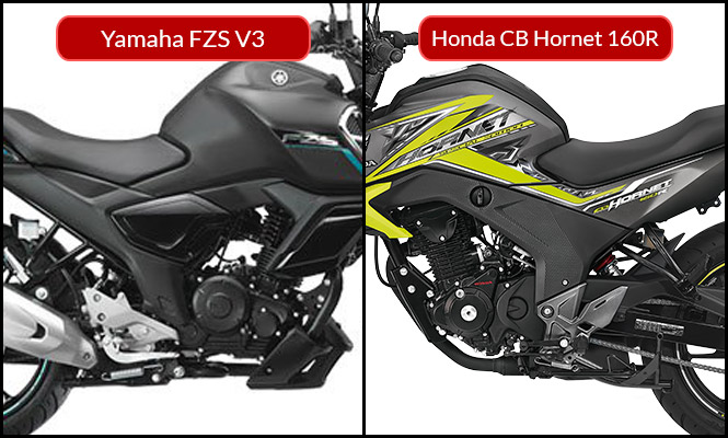 Yamaha-FZS V3 VS Honda CB Hornet 160R Engine