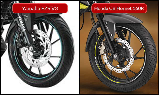 Yamaha FZS V3 Vs Honda CB Hornet 160R Safety