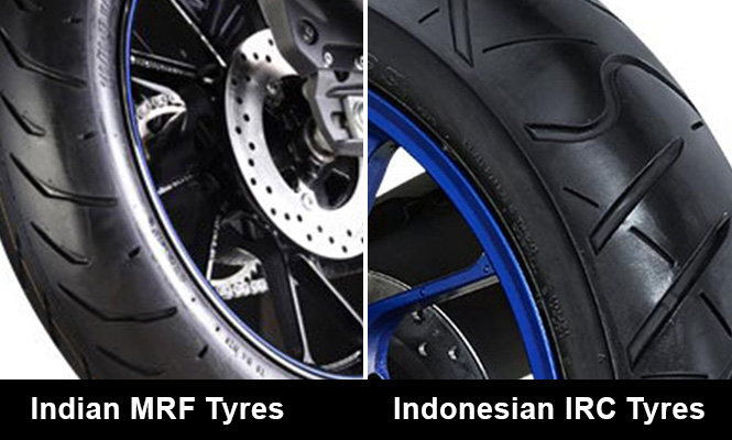 MRF Tyres Vs. IRC Tyres