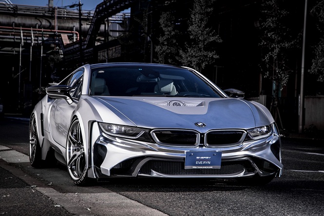 Bmw I8 Cyber Edition Revealed Donning Silver Chrome Body